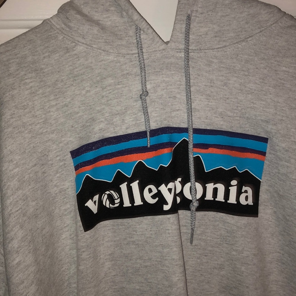 Volleygonia light gray hoodie